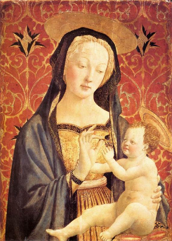 DOMENICO VENEZIANO Madonna and Child drre oil painting image